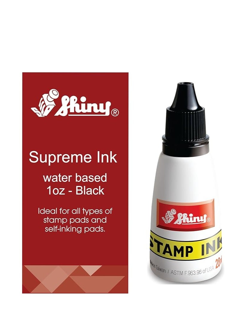 Shiny Stamp Pad Ink 28ml Blue Color - Image 2