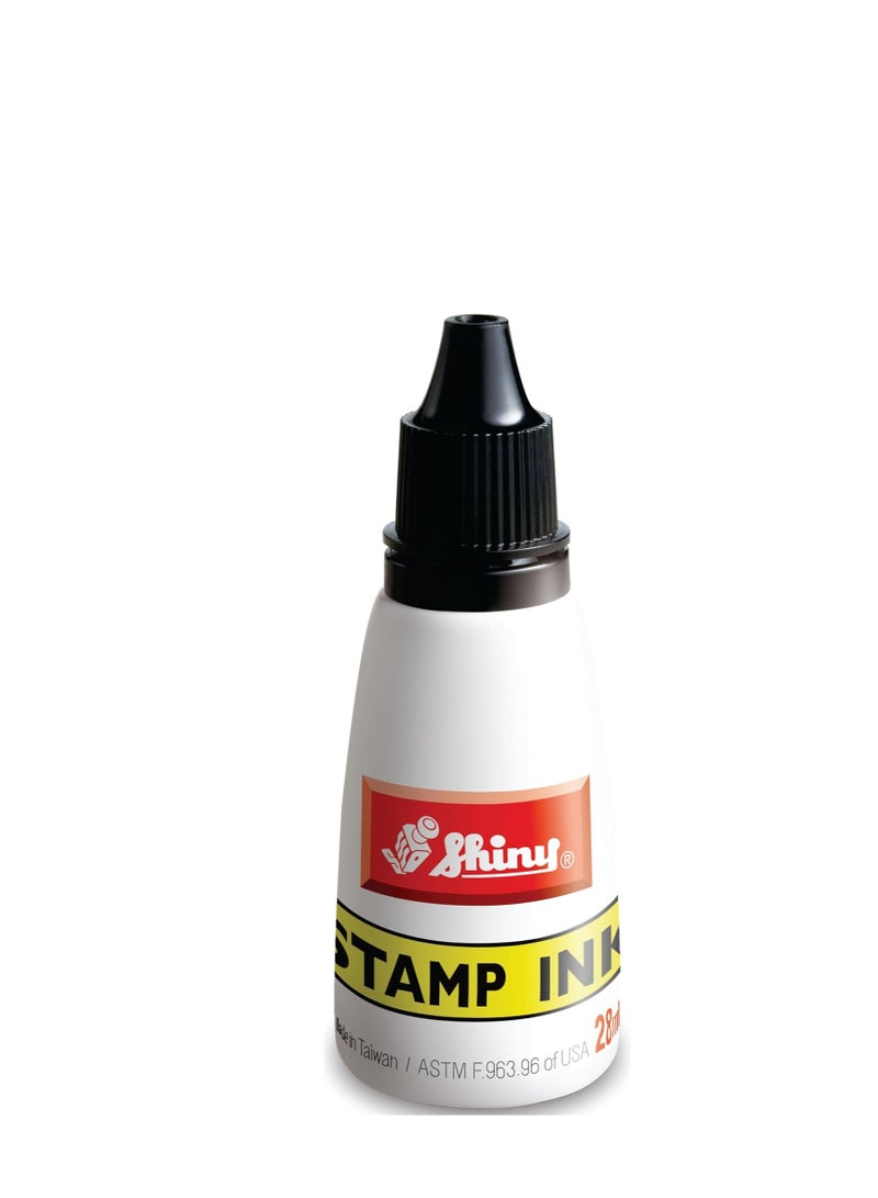 Shiny Stamp Pad Ink 28ml Blue Color - Image 4