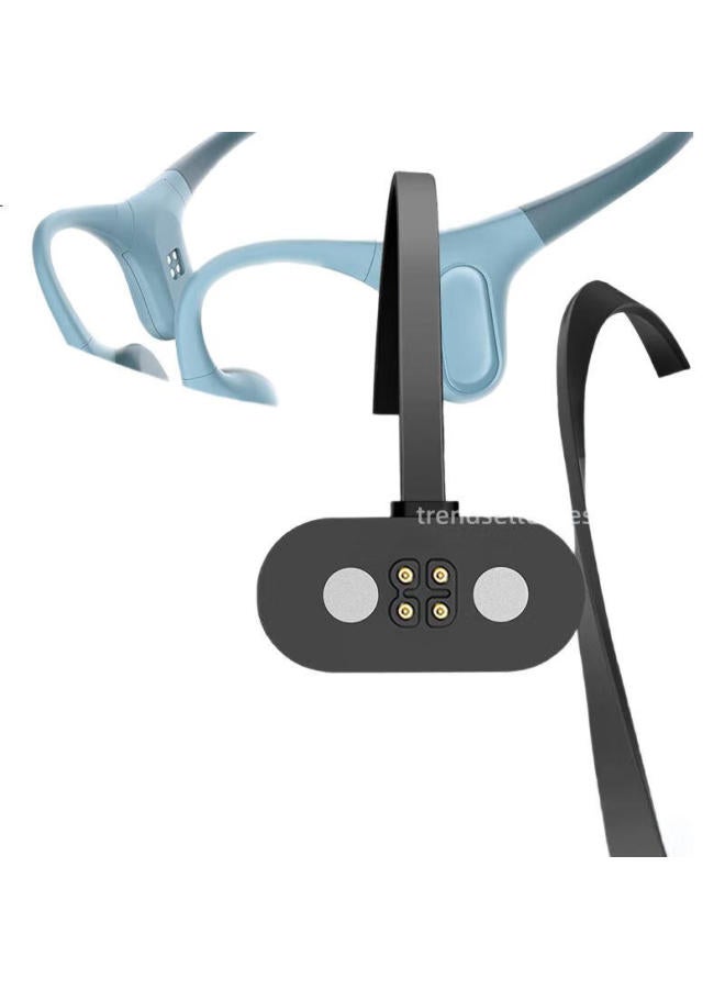 trendsetter كابل شحن مغناطيسي سريع متوافق مع موياو، سماعات أذن رياضية بلوتوث من رن بلس، سماعات لاسلكية للسباحة والجري، كابل طاقة مغناطيسي، كابل بيانات - Image 1