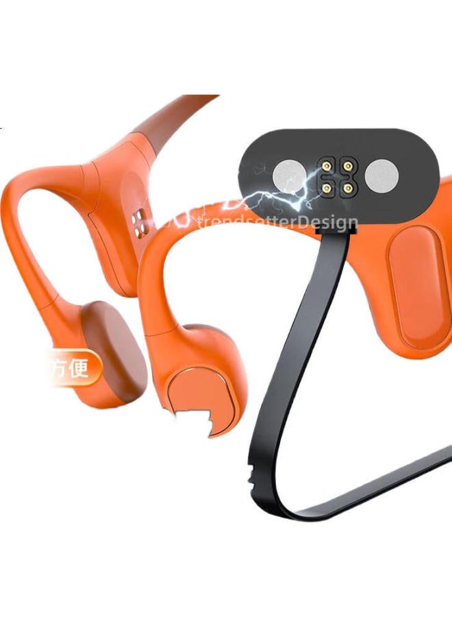 trendsetter كابل شحن مغناطيسي سريع متوافق مع موياو، سماعات أذن رياضية بلوتوث من رن بلس، سماعات لاسلكية للسباحة والجري، كابل طاقة مغناطيسي، كابل بيانات - Image 3