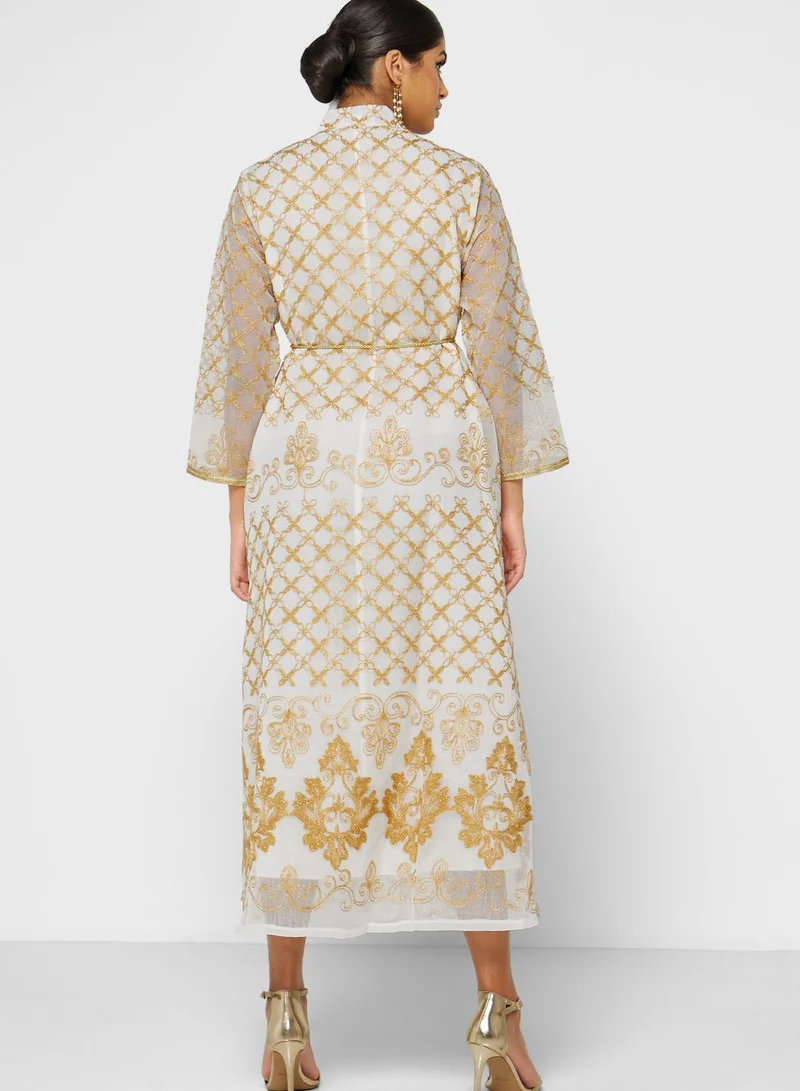 Khizana Embroidered Detail Dress