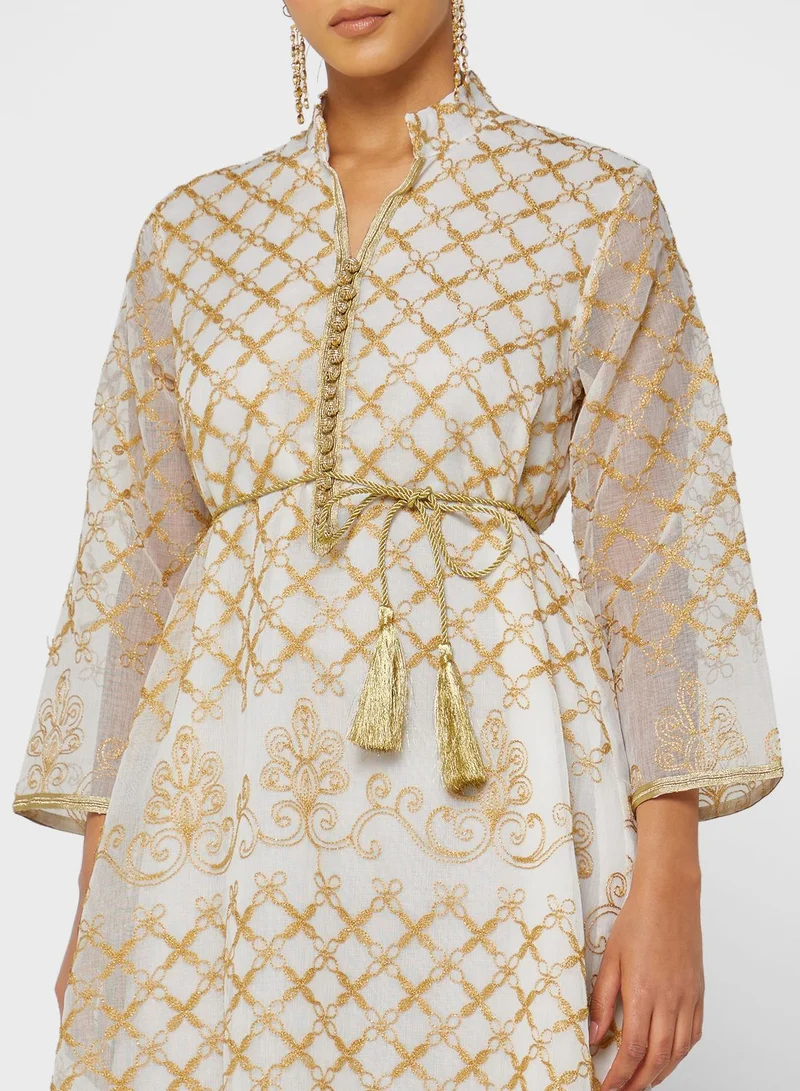 Khizana Embroidered Detail Dress