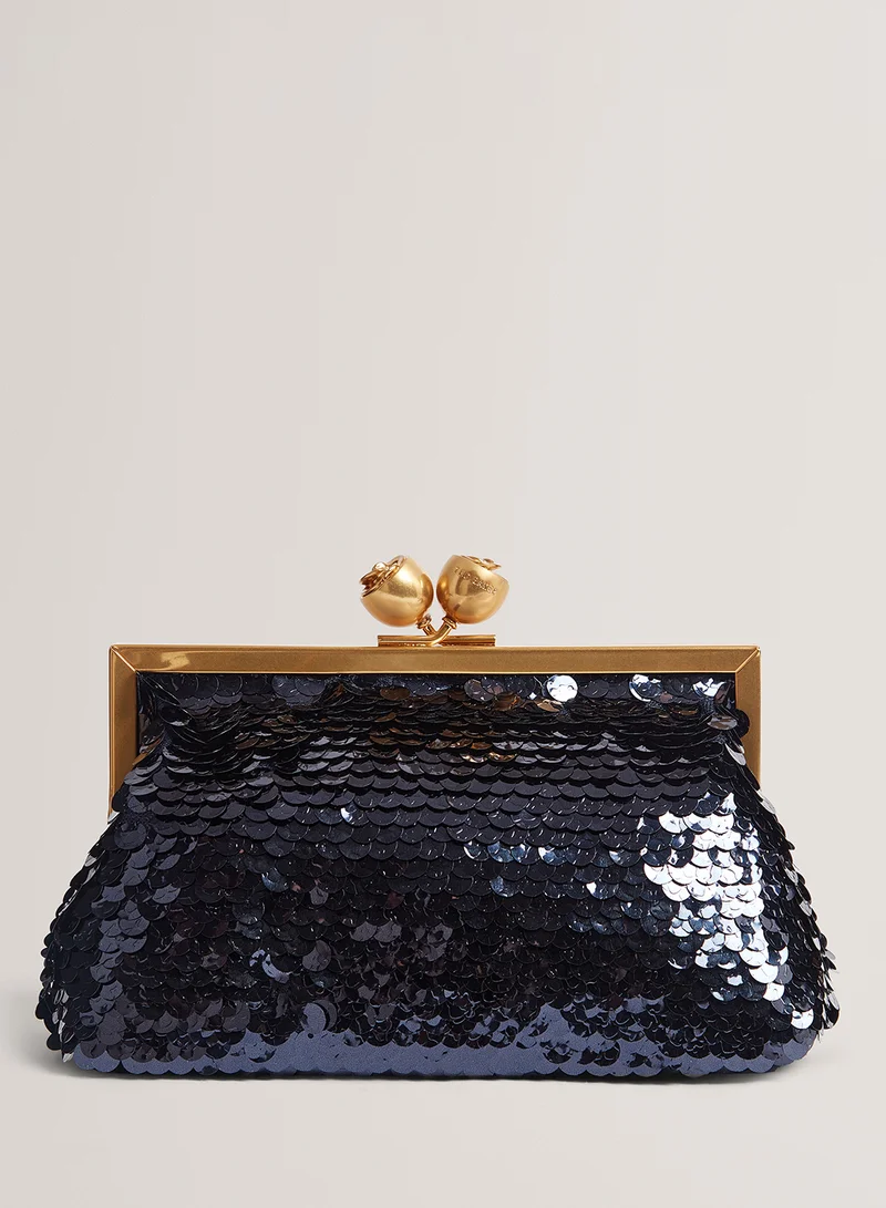 تيد بيكر Sequinz Rose Detail Clutch