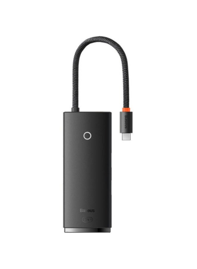 بيسوس محطة إرساء محورية من سلسلة Lite ذات 5 منافذ من النوع C (من النوع C إلى HDMI+Usb3.0*3+Pd) - Image 1
