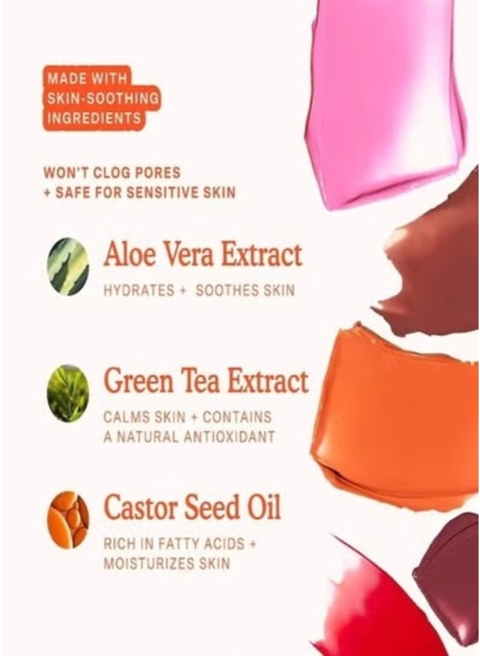 Tower 28 BeachPlease Lip + Cheek Dewy Cream Blush ,Golden Hour - sun-kissed orange 4.5g – Multi-Use, Buildable Color for a Natural Glow - Image 5