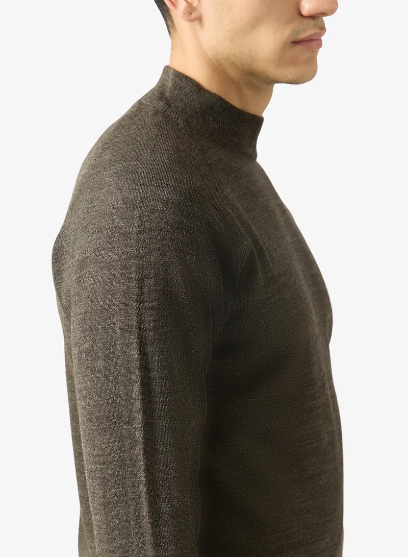 Robert Wood  Casual Turtle Neck Pullover Sweater for Men | Best Price UAE