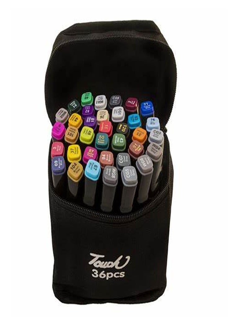 Touch 36-Piece Twin Tips Marker Pen Multicolour  - Image 1