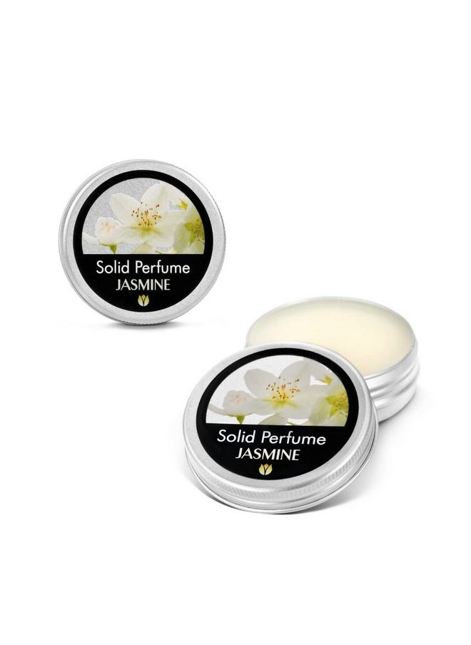 Flowerland Solid Perfume Portable Pocket Balm Perfume Perfect For Travel Use Natural Fragrance Parfum For Men And Women Natural & Vegan Jasmine (30Ml)  - Image 1