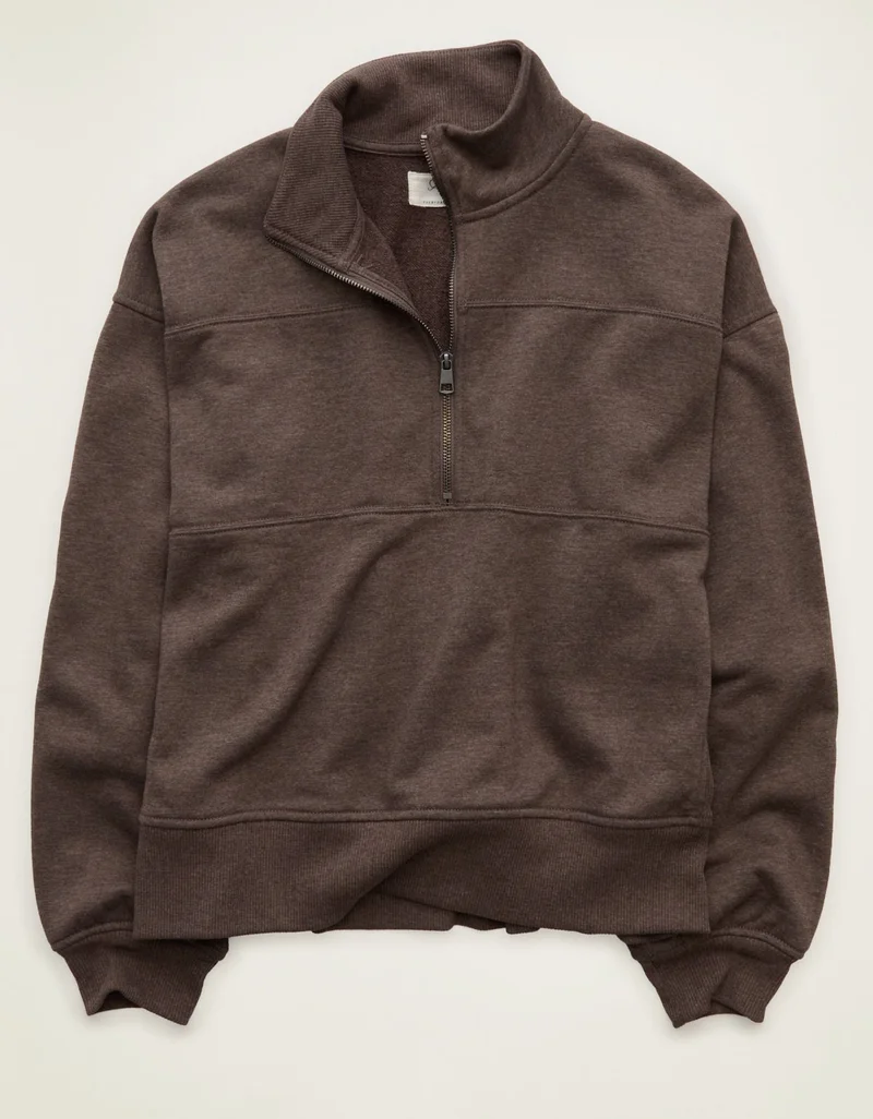 AE Everyday Luxe Quarter-Zip Sweatshirt