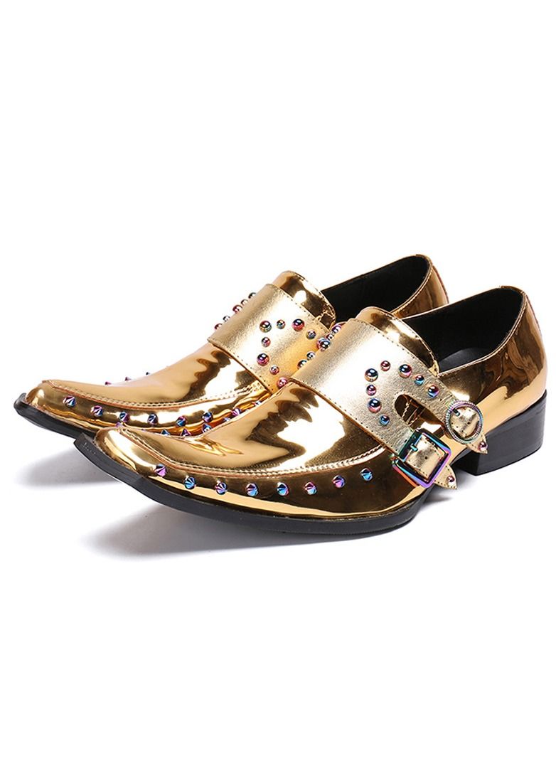 KUYING British Fashion Men's Pointed Shoes 