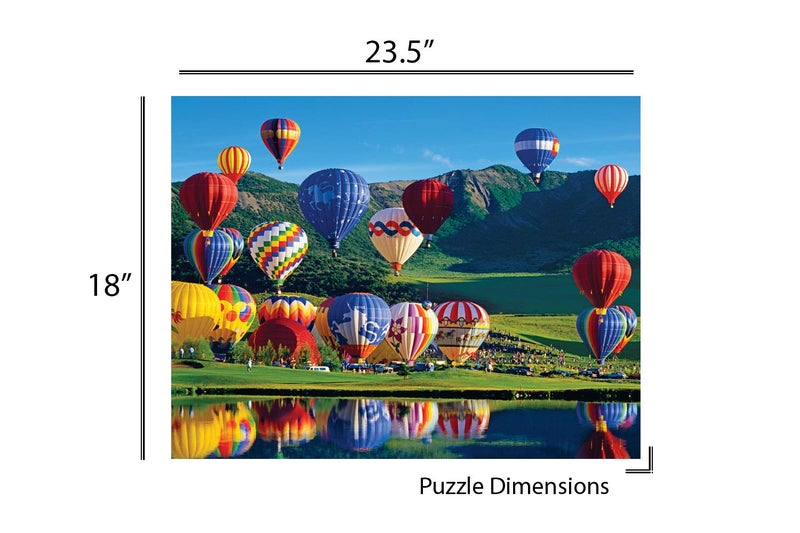 Springbok's 350 Piece Jigsaw Puzzle Balloon Bonanza - Made in USA - Image 4
