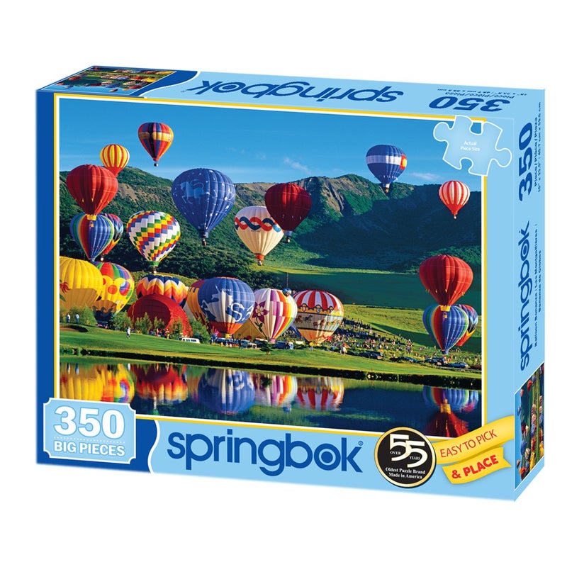 Springbok's 350 Piece Jigsaw Puzzle Balloon Bonanza - Made in USA - Image 2