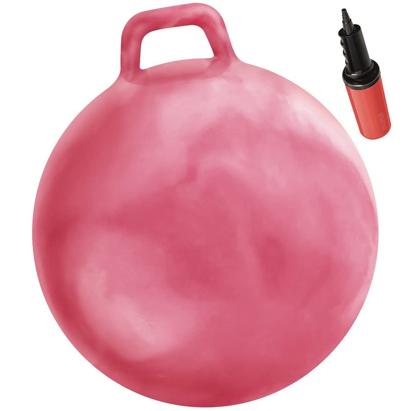 WALIKI Hopper Ball for Adults | 29" Pink Jumping Ball | Hippity Hop | Sit & Bounce Fun Outdoor Game for Parties & Family Activities - Image 4