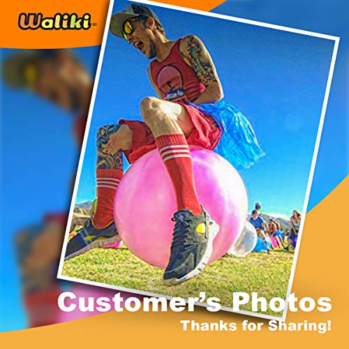 WALIKI Hopper Ball for Adults | 29" Pink Jumping Ball | Hippity Hop | Sit & Bounce Fun Outdoor Game for Parties & Family Activities - Image 5