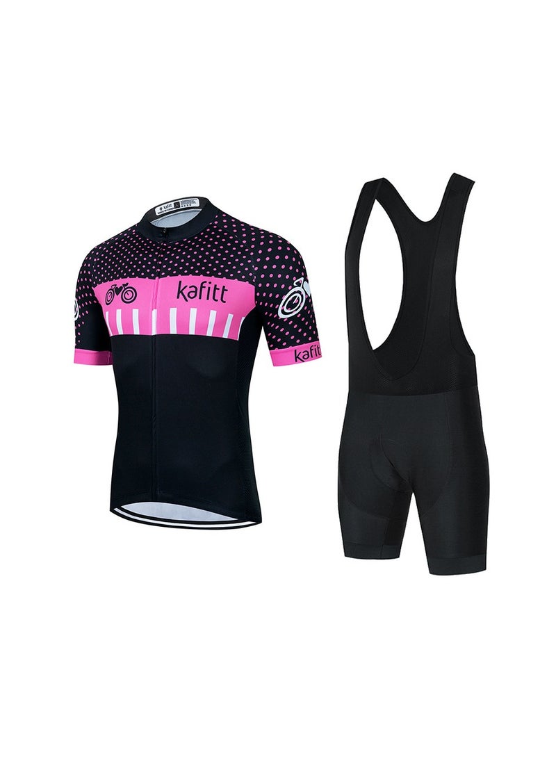 KUYING GR New Summer Outdoor Sunscreen Moisture Absorption Quick Drying Bicycle Women's Cycling Clothing Set  - Image 1