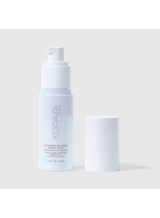 Kopari Antioxidant Face Shield Mineral SPF 30 | Sheer Daily Broad Spectrum UVA-UVB Sunscreen | Non-Nano Mineral Zinc | Antioxidant Vitamin E Vegan Cruelty Free - Image 2