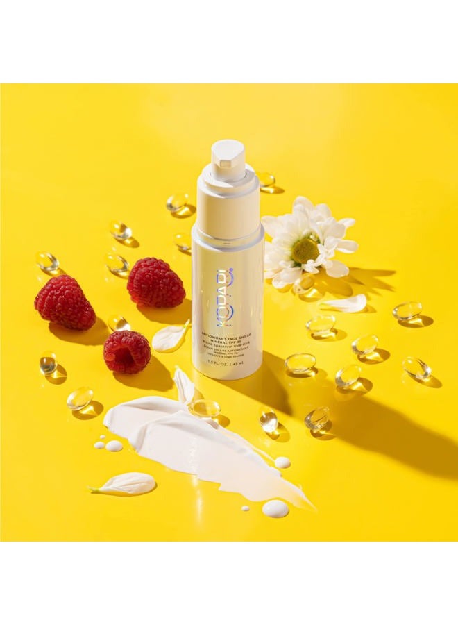 Kopari Antioxidant Face Shield Mineral SPF 30 | Sheer Daily Broad Spectrum UVA-UVB Sunscreen | Non-Nano Mineral Zinc | Antioxidant Vitamin E Vegan Cruelty Free - Image 4