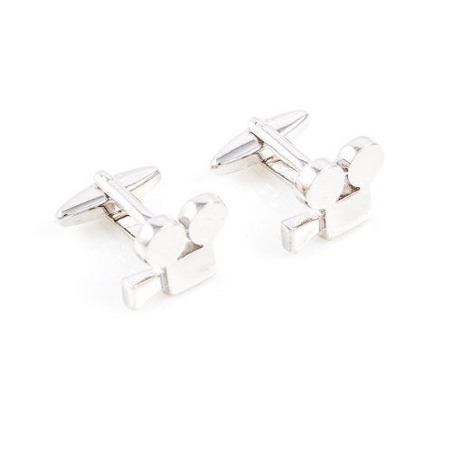 MRCUFF Hollywood Movie Camera Pair Cufflinks in a Presentation Gift Box & Polishing Cloth - Image 3