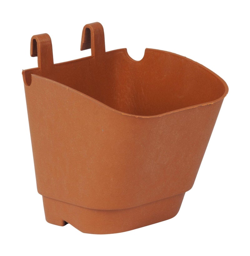 CAPPL Plastic Vertical Garden Wall Hanging Planter, Standard, Terracotta Color, (12 Pcs) - Image 2