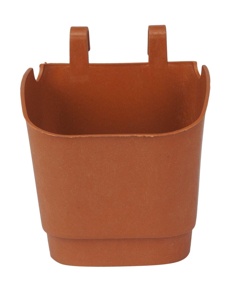 CAPPL Plastic Vertical Garden Wall Hanging Planter, Standard, Terracotta Color, (12 Pcs) - Image 3