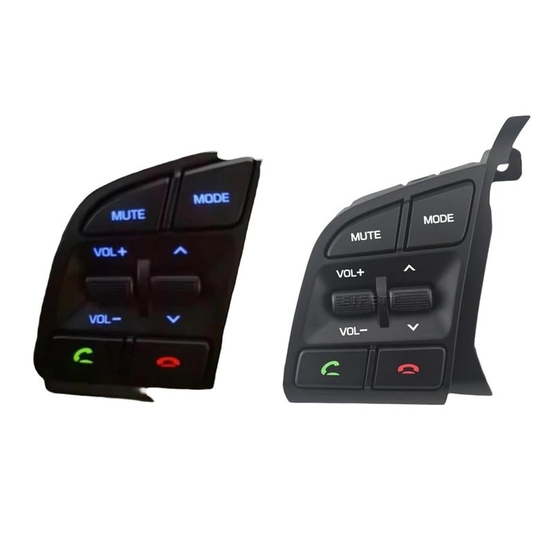 هيونداي توسان 2015-2019 عجلة القيادة التحكم عن بعد مفتاح التحكم في مستوى الصوت زر موسيقى بلوتوث - Image 5