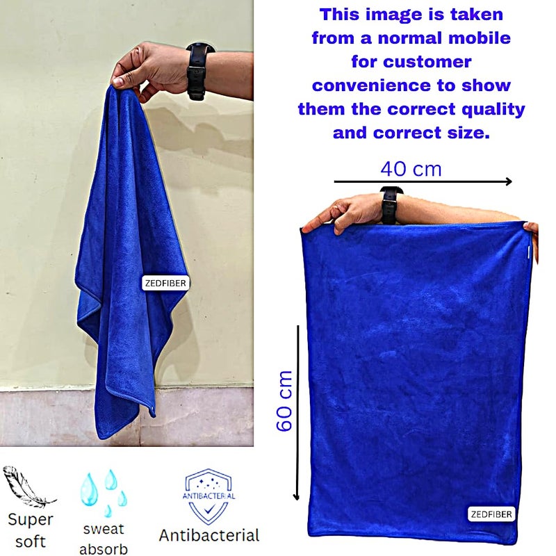 ZEDFIBER Microfiber Gym Hand Towel Small Workout Towel - Image 2