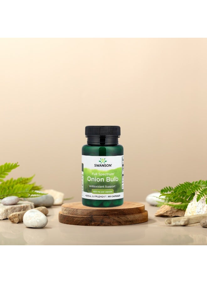 سوانسون بصل كامل الطيف، 400 ملغ، 60 كبسولة - Image 4