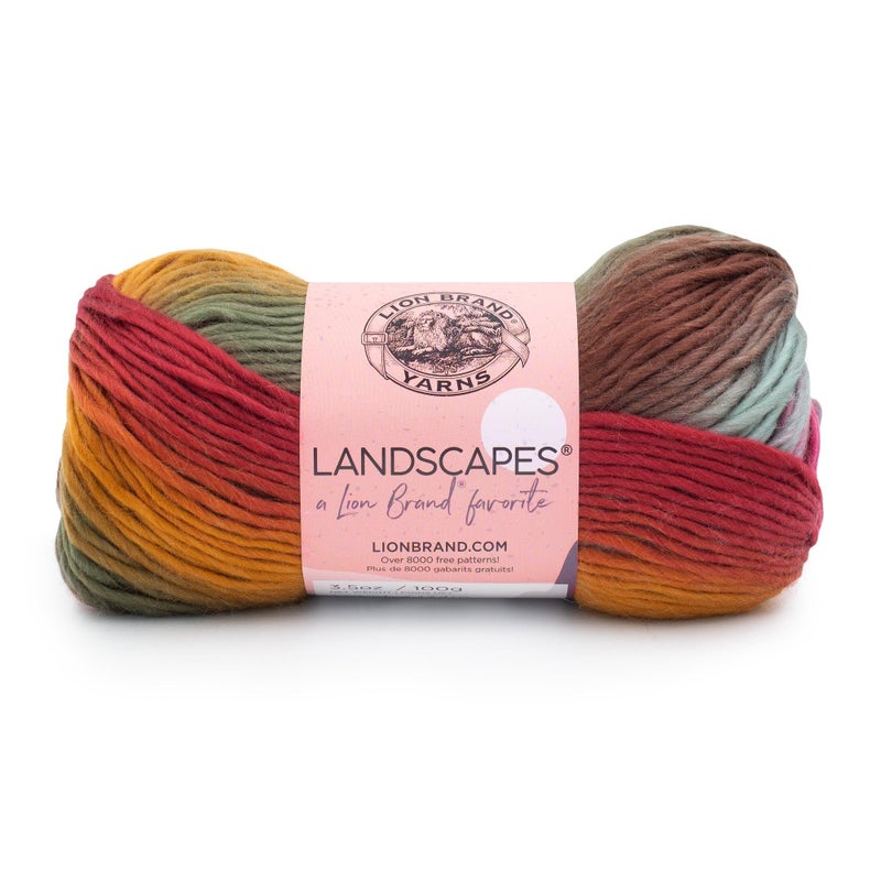Lion Brand Yarn 1 Skein Lion Brand Yarn Landscapes Yarn Desert Spring
