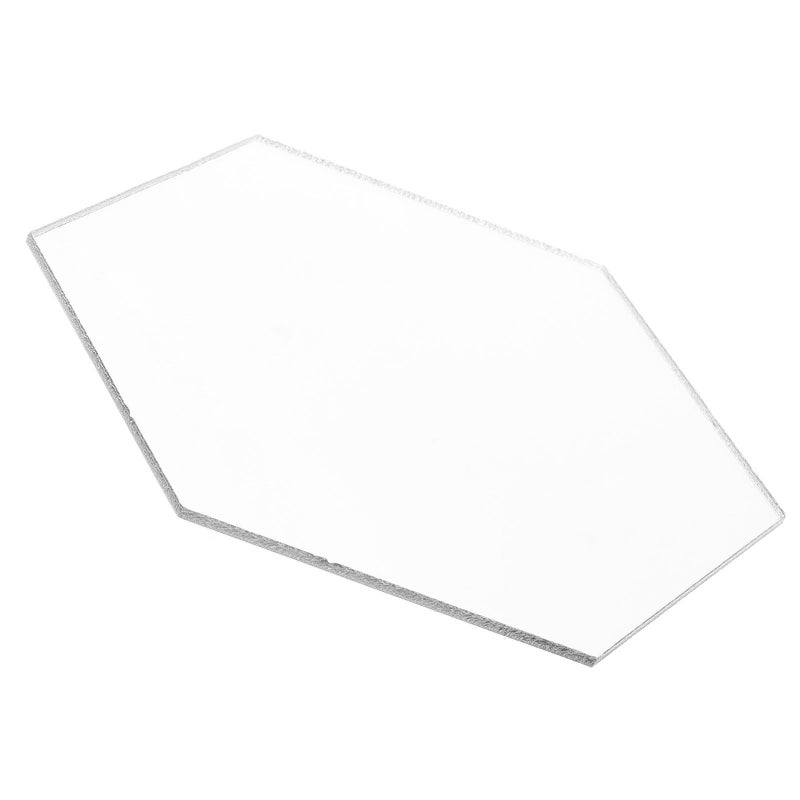 Hexagon Acrylic Wall Mirror Adhesive Frameless for Bathroom Bedroom Living Room Decor - Image 2