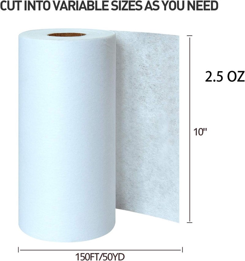 Seneme Cut Away Embroidery Stabilizer Backing (10in x 50yd), Stabilizer for Embroidery - Medium Weight 2.5oz Cutaway Embroidery Stabilizers - for Machine Embroidery Stabilizer and Hand Sewing - Image 2