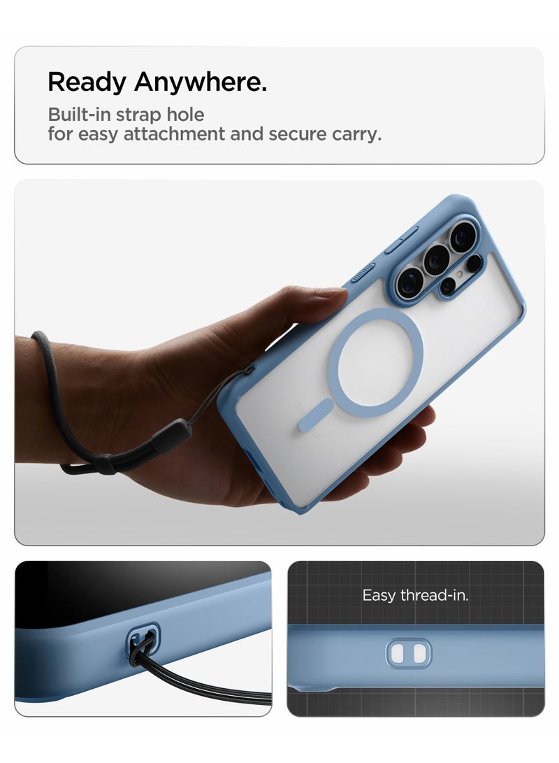 Spigen غطاء سبجن الترا هايبرد ماغ فيت لهاتف سامسونج جالكسي S26 ألترا [متوافق مع ماغ سيف] (2026) - أزرق فاتح - Image 2