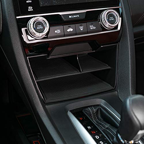 CKE Compatible with Honda Civic 2021 2020 2019 2018 2017 2016 Accessories Car Interior Center Consoles Storage Box Armrest Organizer Tray Insert -Black - Image 5
