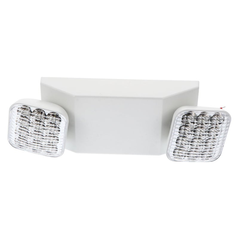 Double Head Emergency Light with Battery Backup Easy Install Compact Durable for Office School - Image 2