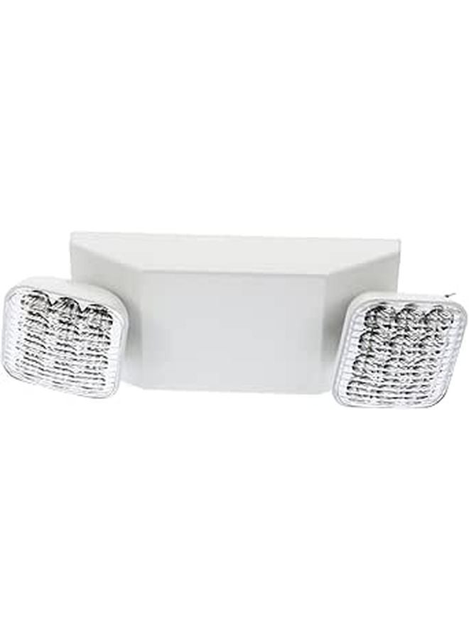 Double Head Emergency Light with Battery Backup Easy Install Compact Durable for Office School - Image 1