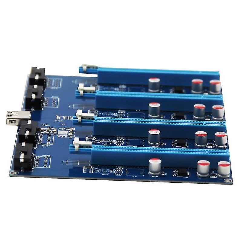 1 To 4 Ports Pcie X1 To 4pci-e X16 Expansion Kit Express Multiplier Hub - Image 2