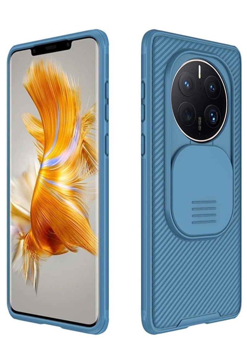 Nillkin Huawei Mate 50 Pro case for Premium Upgraded Shockproof Phone Cases with Slide Camera Cover Compatible with Huawei Mate 50 Pro (Blue) - Image 1