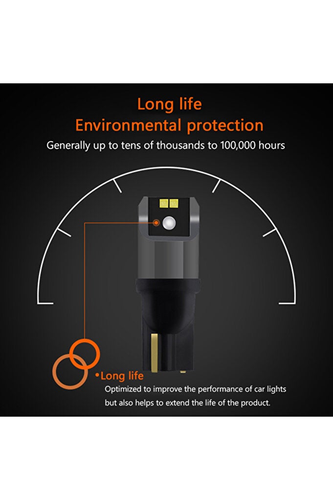 ريحني 6000K OSRAM LED T10 6000K W5W 194 LED SL Advance 6000K بيضاء للقراءة لمبات الباب ومصابيح الباب Inte - Image 4