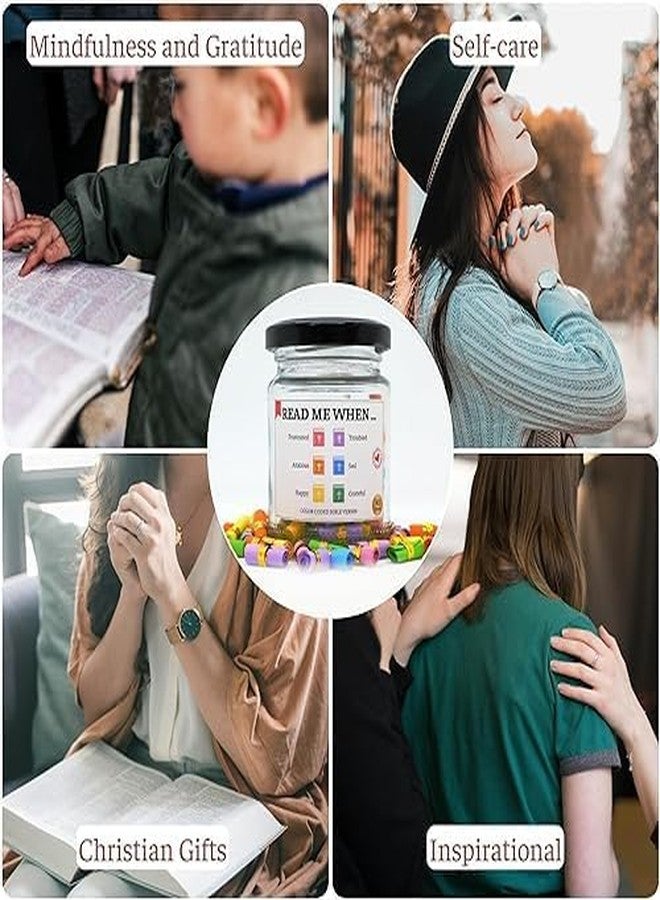 Musemory Bible Verse Jar, Bible Accessories, Prayer Jar, Graduation for Her, Christian Gift For Women, Teacher Appreciation Gifts, Bible Jar for Emotions And Feelings, Mothers day gifts for Mom - Image 5