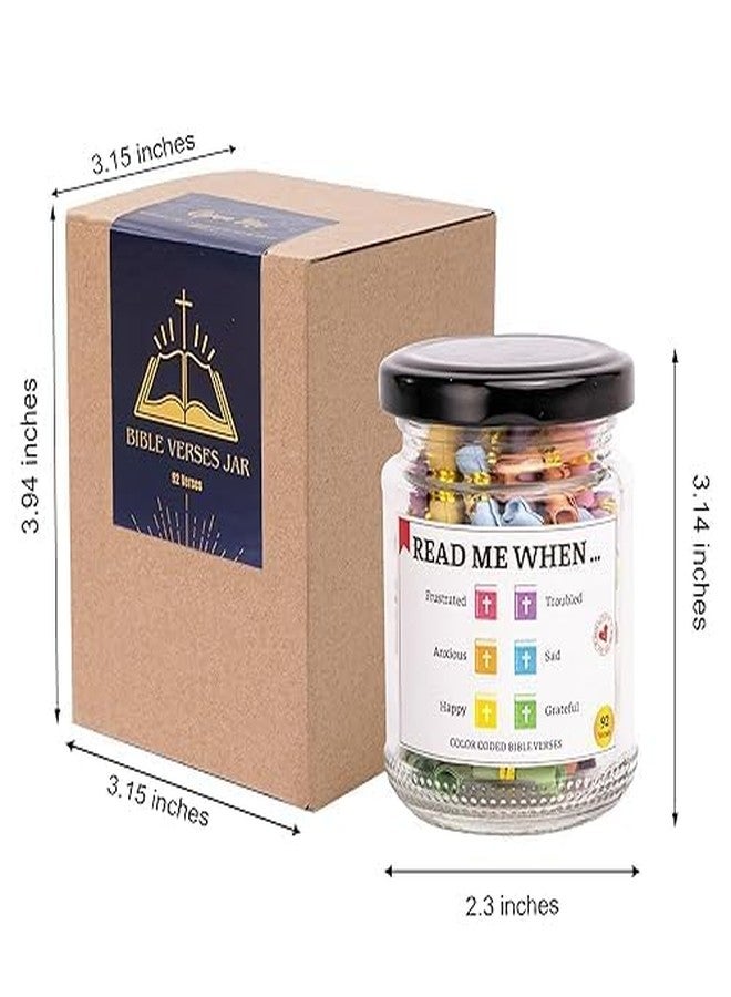 Musemory Bible Verse Jar, Bible Accessories, Prayer Jar, Graduation for Her, Christian Gift For Women, Teacher Appreciation Gifts, Bible Jar for Emotions And Feelings, Mothers day gifts for Mom - Image 4
