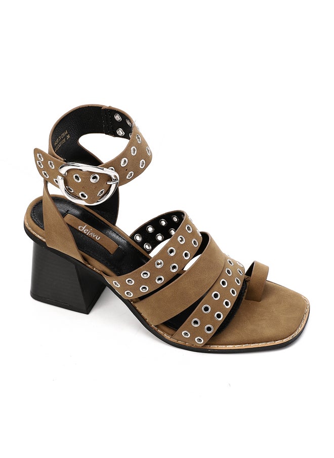 DejaVu - Block Sandal Shoes - Image 1