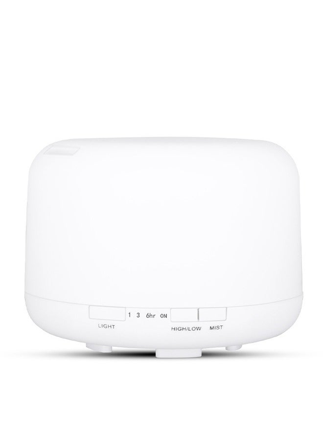 Indoor Simple Aromatherapy Machine, Ultrasonic Air Humidifier With 7-Color Led Lights 500ml