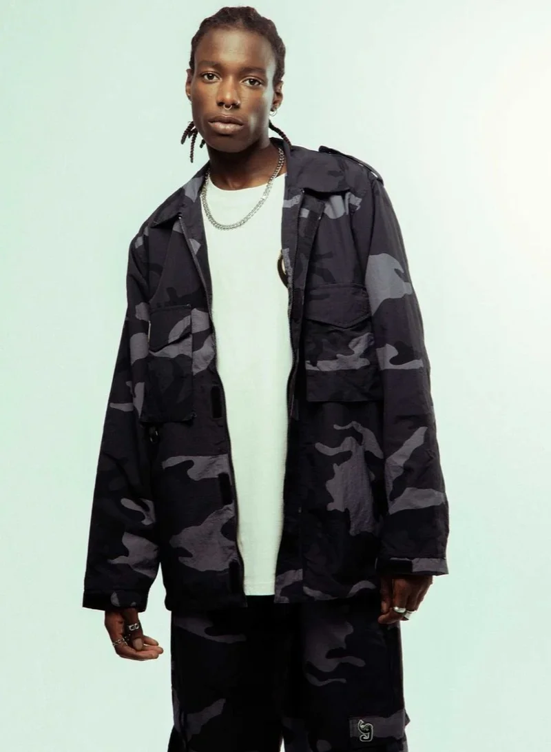 Grimey All Over Print Tusker Temple Track Jacket