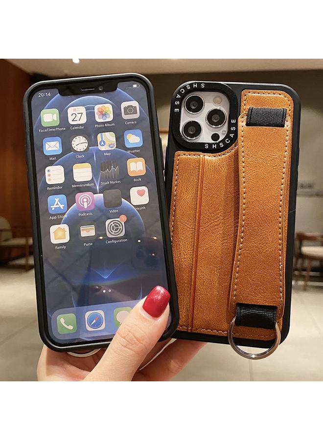 S-TOP Case For iPhone 14 Plus Photo Frame Card Wallet Wrist Strap Holder Back Cover Phone Case - Image 3