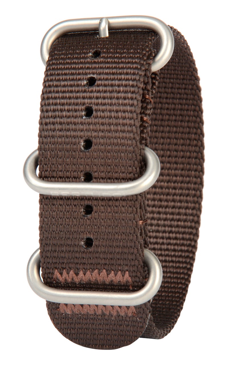 BERTUCCI® Nylon Watch Band - 22mm - Field Brown - Image 5