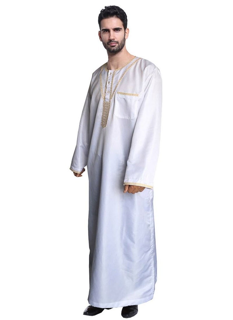 Loquat - Muslim Arab Men Thobe Thawb Caftan - Image 1