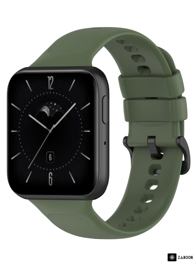 Zaboon OPPO Watch 3 Solid Color Soft Silicone Watch Band - Image 1