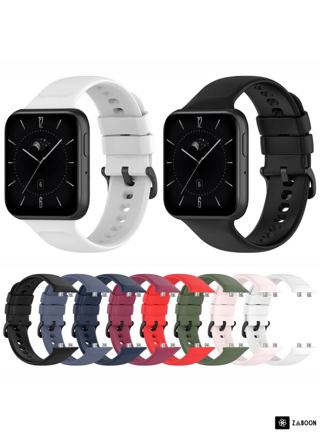 Zaboon OPPO Watch 3 Solid Color Soft Silicone Watch Band - Image 2