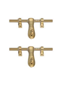 Devos Devos Royal 4 LINE Antique Brass Finish Door ALDROP  - Image 1