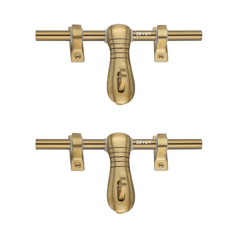 Devos Royal 4 LINE Antique Brass Finish Door ALDROP