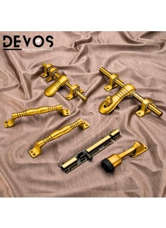 Devos Devos Royal 4 LINE Antique Brass Finish Door ALDROP  - Image 4